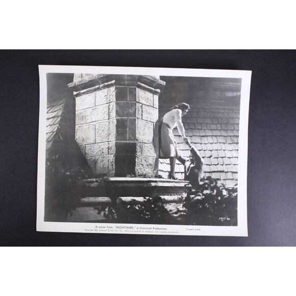 Vintage 1942 "Nightmare" Black and white photography movie stills, Diana - Picture 5 of 9